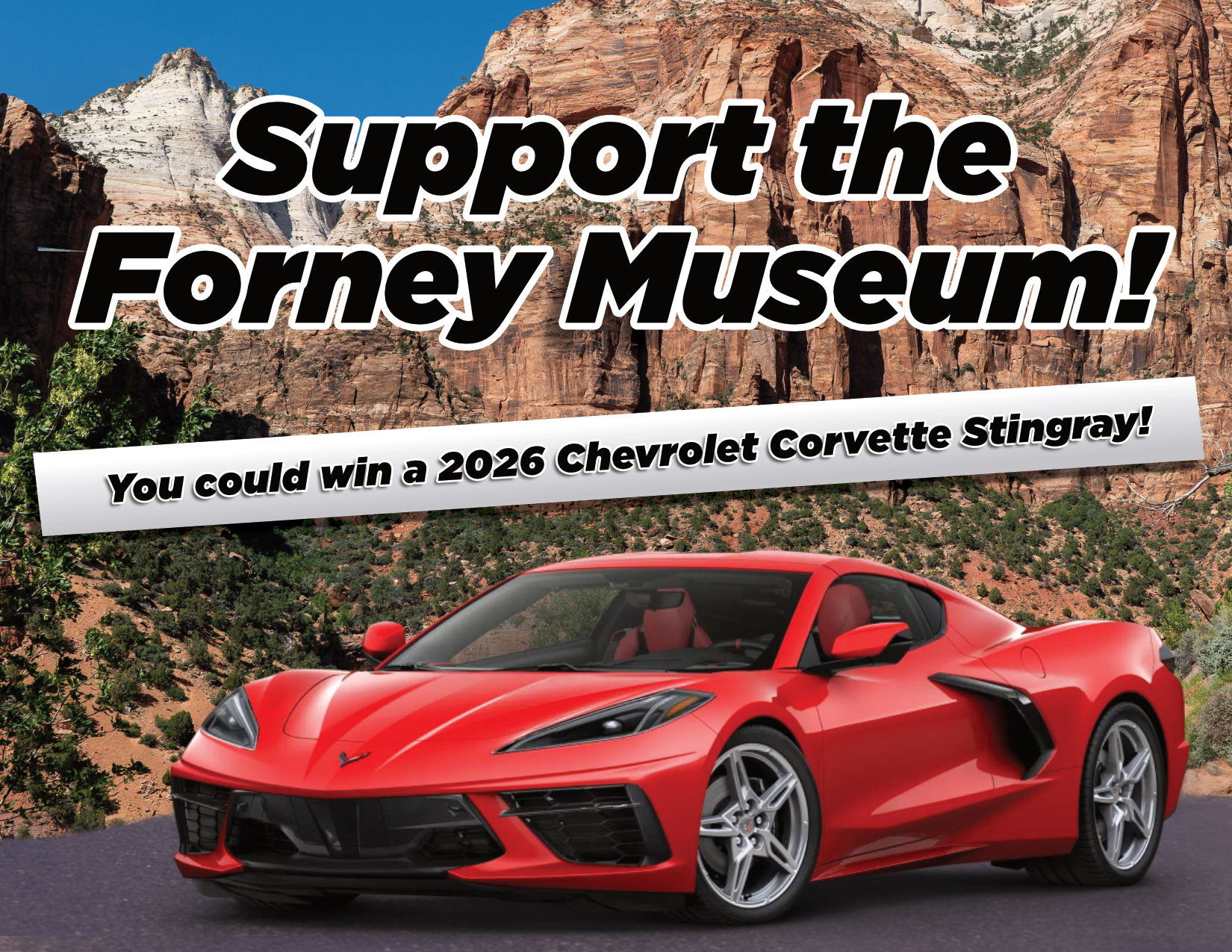 Win a 2026 Corvette Stingray!